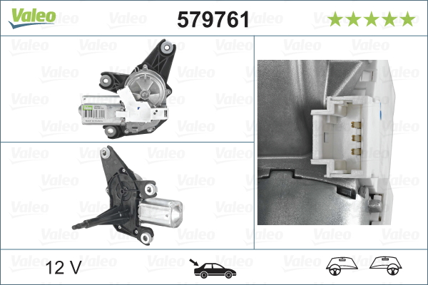 Motore tergicristallo - 579761 VALEO
